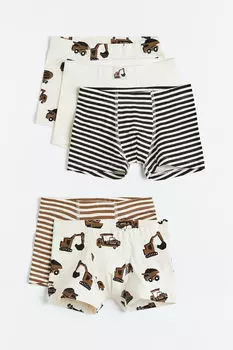 5 пар боксеров H&M, белый