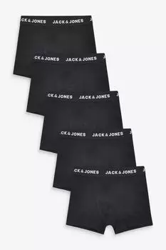 5 пар боксеров Jack & Jones Jack & Jones Junior, черный