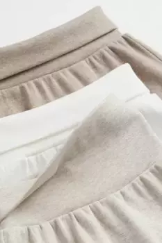 5 пар хлопковых брюк H&M, белый