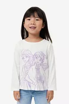 5 пар хлопковых топов с принтом H&M, фиолетовый