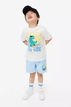 5 пар шорт без застежки H&M, синий