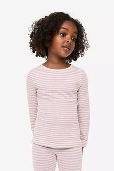 5 пар топов из джерси H&M, розовый