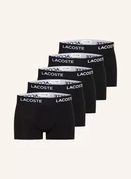 5 пар трусов-боксеров Lacoste, черный
