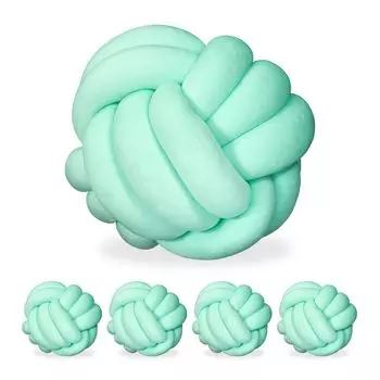 5 подушек Relaxdays мятного цвета