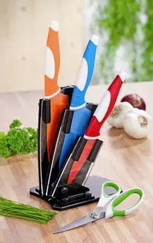 5 шт. Набор ножей PLUTO, лезвия из специальной стали с антипригарным покрытием Esmeyer