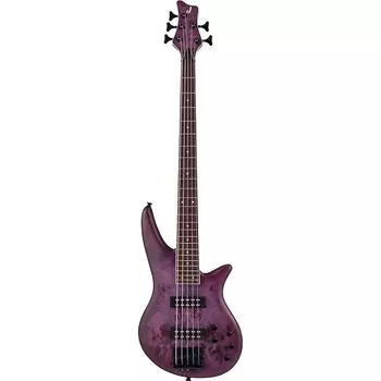 5-струнная электрогитара Jackson X Series Spectra Bass SBXP V, лавровый гриф, прозрачный фиолетовый взрыв