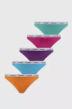 5 трусов Calvin Klein Underwear, мультиколор