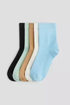 5 упаковок носков H&M, мультиколор