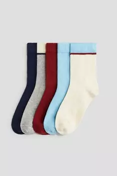 5 упаковок носков H&M, мультиколор