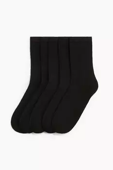 5 упаковок носков H&M, мультиколор