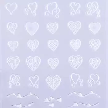 5D самоклеящиеся выпуклые акриловые наклейки для ювелирных изделий № Z D3066, AllePaznokcie