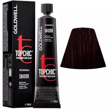 5N@BK Светло-коричневый коричневый медный Topchic The Naturals tb 60мл Goldwell