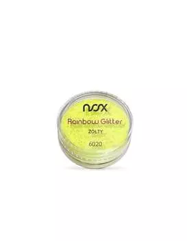 6020 Радужные блестки NOX Желтый 2 г