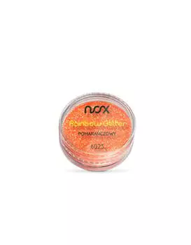 6023 Радужные блестки NOX Оранжевый 2 г