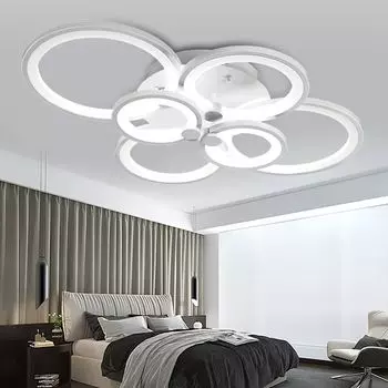 6067-6fl 80x58x16cm LED 70W Светодиодный потолочный светильник с дистанционным управлением, регулируемый цвет/яркость света Eurotondisplay