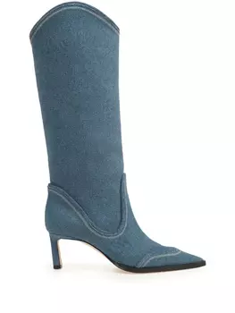 60мм ботинки Тиви Sergio Rossi, синий