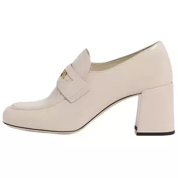 65 мм кожаные пенни-лоферы Miu Miu