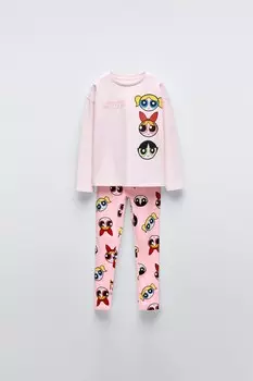 6-14 лет/пижама supernenas ZARA, розовый