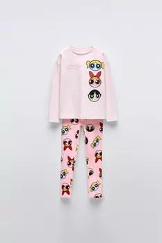 6-14 лет/пижама supernenas ZARA, розовый