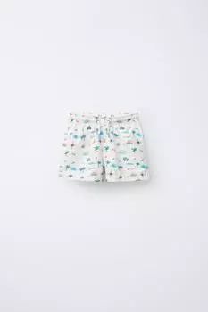 6-14 лет / плавательные шорты с принтом ZARA, песочный