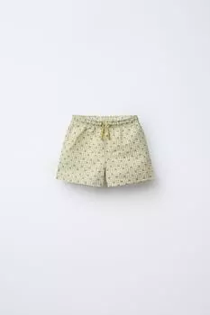 6-14 лет / вишневые плавательные шорты ZARA, оливково-зеленый