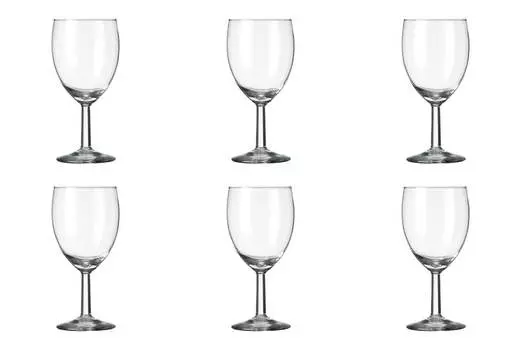 6 бокалов для вина, бокалы для красного вина, стеклянные, прозрачные, 29кл Royal Leerdam, прозрачный