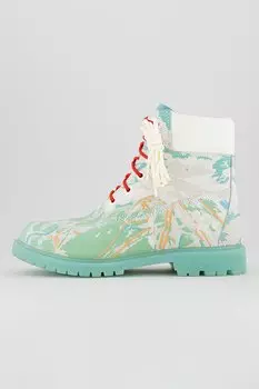 6-Дюймовые водонепроницаемые ботинки из нубука с рисунком Timberland, зеленый