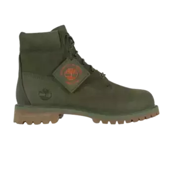 6-дюймовые водонепроницаемые ботинки премиум-класса Junior Timberland, зеленый