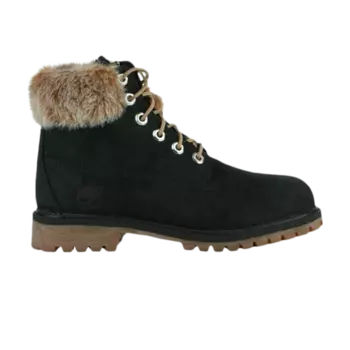 Водонепроницаемые ботинки Timberland Faux Fur Trim Junior, черный