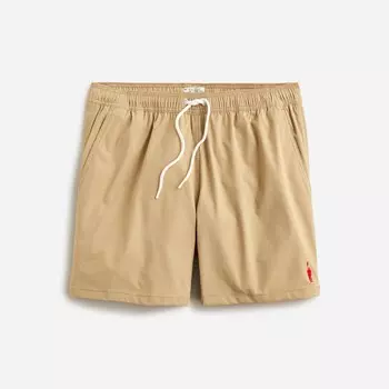 6-Дюймовые вышитые плавки-шорты для гребцов с экониловым нейлоном J.Crew, хаки