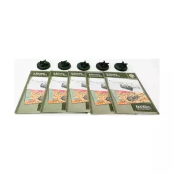 6-фунтовая противотанковая пушка (C) x5, Axis & Allies - Collectible Miniatures Game - Base Set Singles