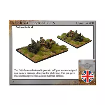 6-фунтовая противотанковая пушка десантника, WWII Miniatures - British Infantry (15mm)