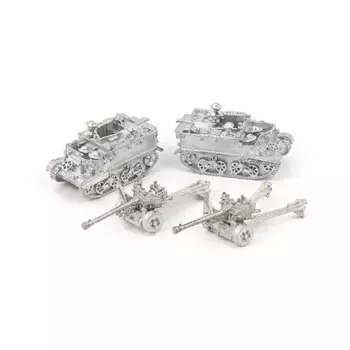 6-фунтовые противотанковые пушки с носителем Т-16, WWII Micro Armour - United Kingdom - Tanks (1:285)