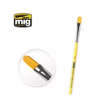 6 Кисть из синтетического фундука, Brushes (AMMO by Mig Jimenez)