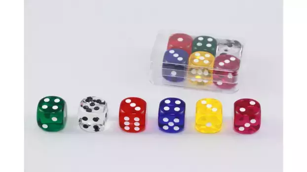 6 кубиков прозрачные Weible Spiele