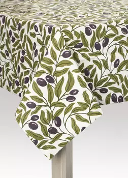 6-Местная скатерть из чистого хлопка Croff, зеленый