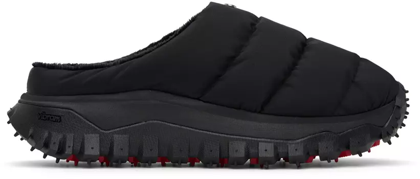 6 Moncler 1017 Alyx 9SM Черные мюли Trailgrip Aprs Mules Moncler Genius