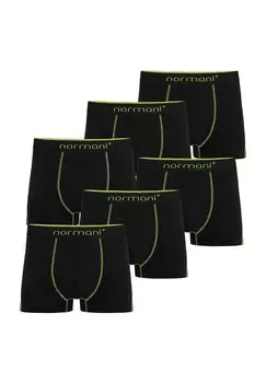 6 мужских хлопковых боксеров normani, зеленый