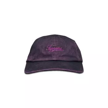 6-панельная ткань Supreme из мытой саржи, фиолетовый