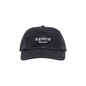 6-панельный логотип Supreme Classic, черный