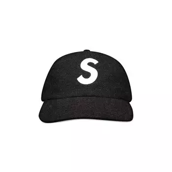 6-панельный логотип Supreme Terry S, черный