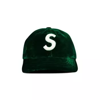6-панельный логотип Supreme Velvet S, зеленый