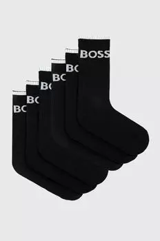 6 пар носков Boss, черный