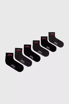 6 пар носков Levi's, серый