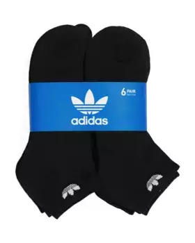 6 пар носков Originals с низким вырезом Adidas, черный