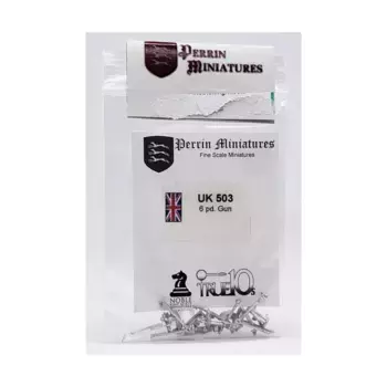 6 пд. Пистолет, WWII Miniatures - UK & Commonwealth (10mm) (Perrin Miniatures)