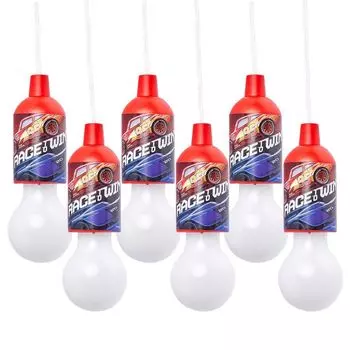 6 подвесных светильников NCC, шнуровая лампа Disney Pixar Cars, дневной свет 6500K, для 3 батареек AAA, беспроводная связь NCC-Licht