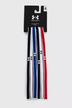 6 повязок на голову Under Armour, красный