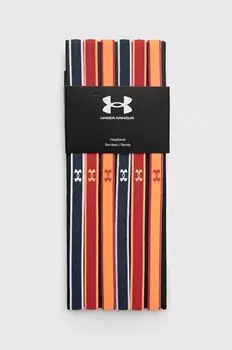 6 повязок на голову Under Armour, красный