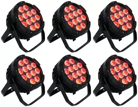 (6) Прожекторы Rockville WET PAR PRO для внутреннего и наружного освещения Par для сцены ресторана (6) WET PAR PRO